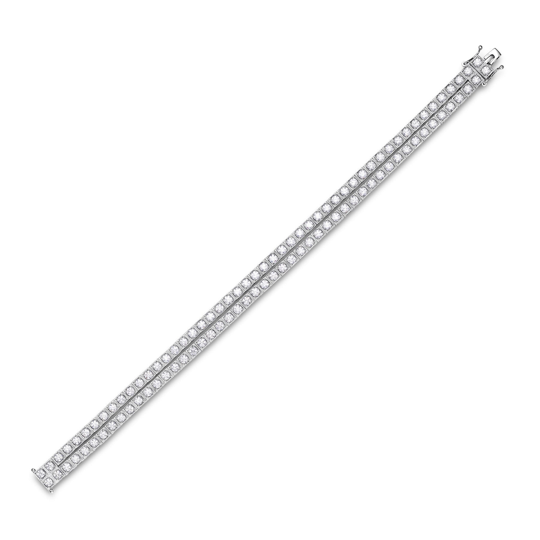 Two Row Diamond Bracelet 6.6 CTTW - Isaac Westman - 3