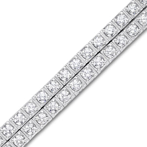 Two Row Diamond Bracelet 6.6 CTTW - Isaac Westman - 2