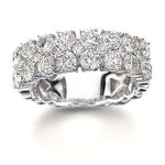 Load image into Gallery viewer, Triple Row Diamond Ring 2.45Ct - Isaac Westman - 1
