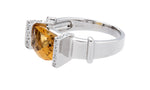 Load image into Gallery viewer, Diamond &amp; Citrine Gold Ring - Isaac Westman - 2
