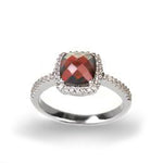 Load image into Gallery viewer, Garnet Diamond Ring
